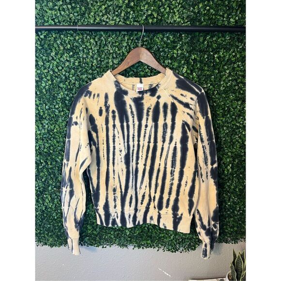Re/Done X Hanes Tie Dye Tiger Crewneck NWOT Sz XS - Picture 1 of 3